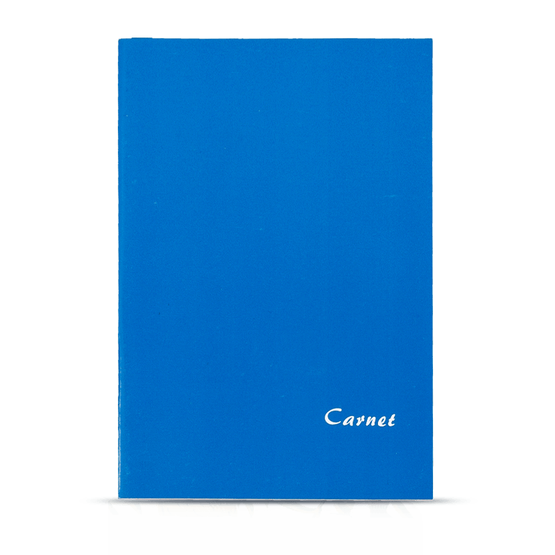 ligne horizontale bleue Cahier d'exercices