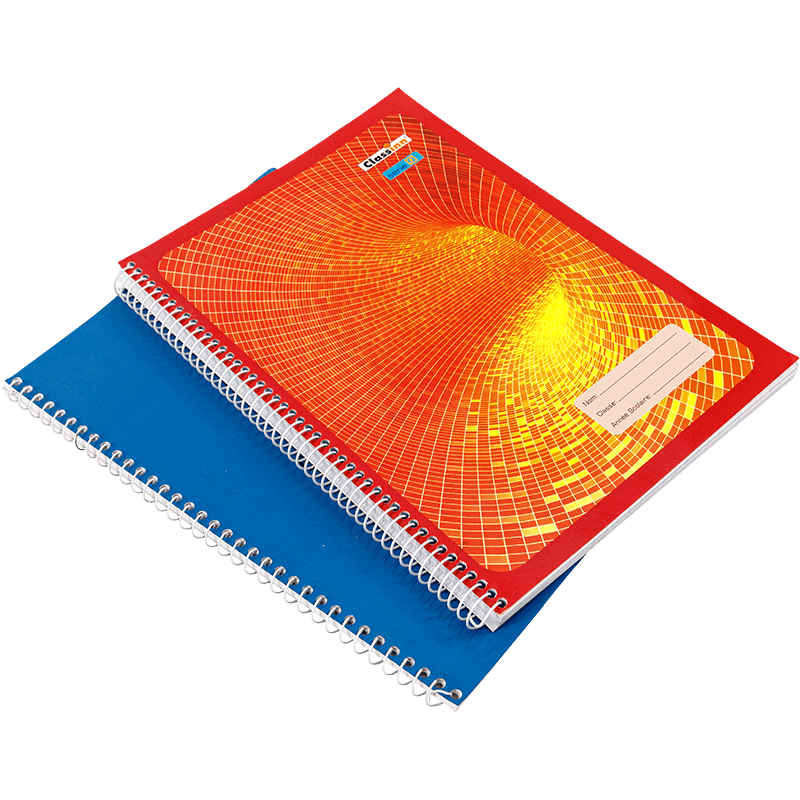Couverture A3 orange Pp Cahier à spirale