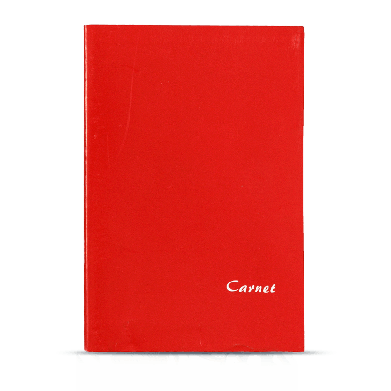ligne horizontale rouge Cahier d'exercices
